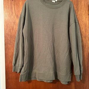 GAP Green Crewneck Sweater Relaxed Fit